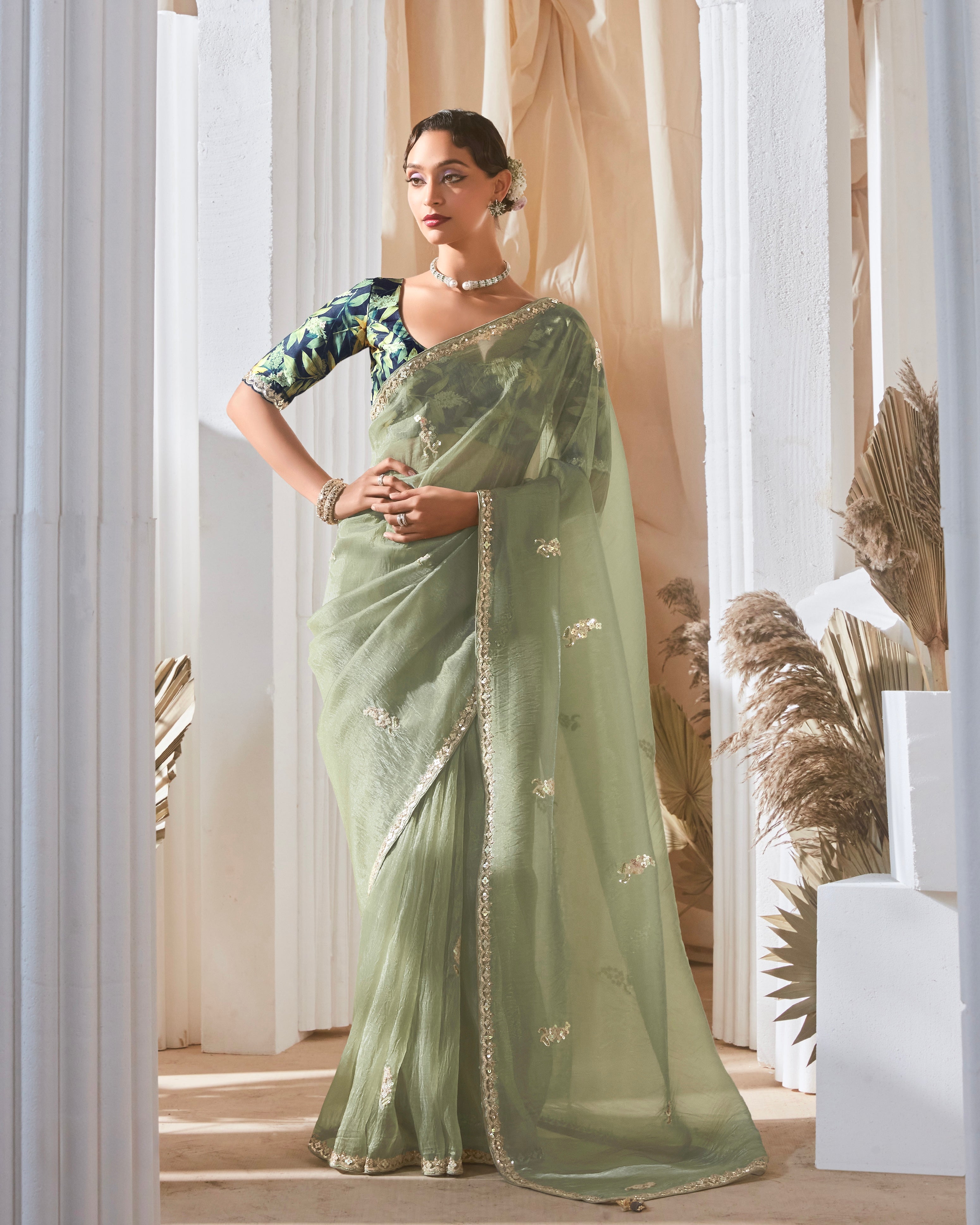 Organza Saree