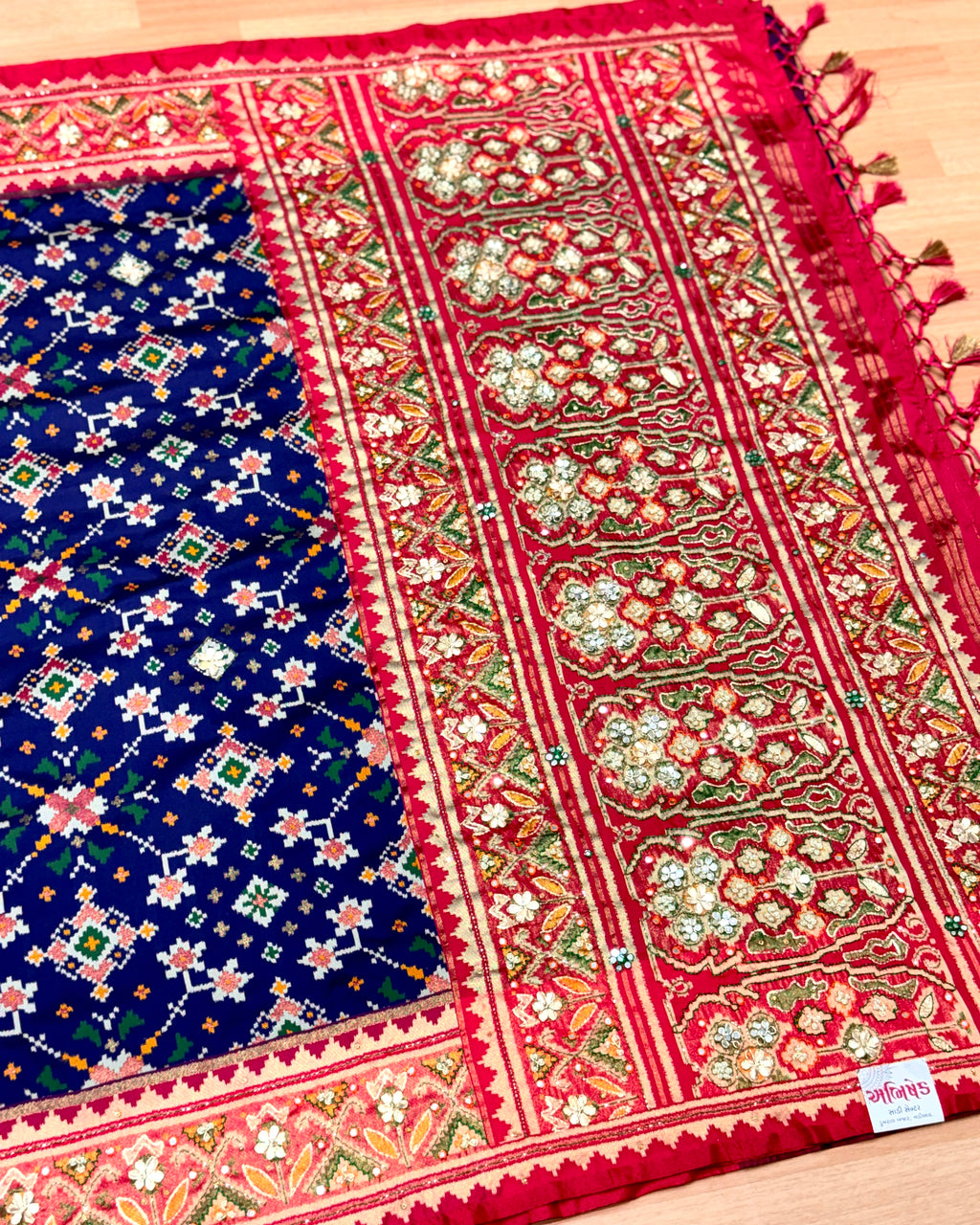 Patola Saree With Handwork