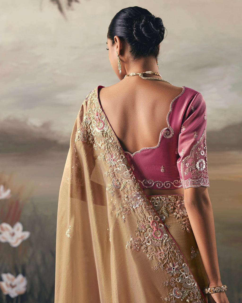 Soft Tissue Saree