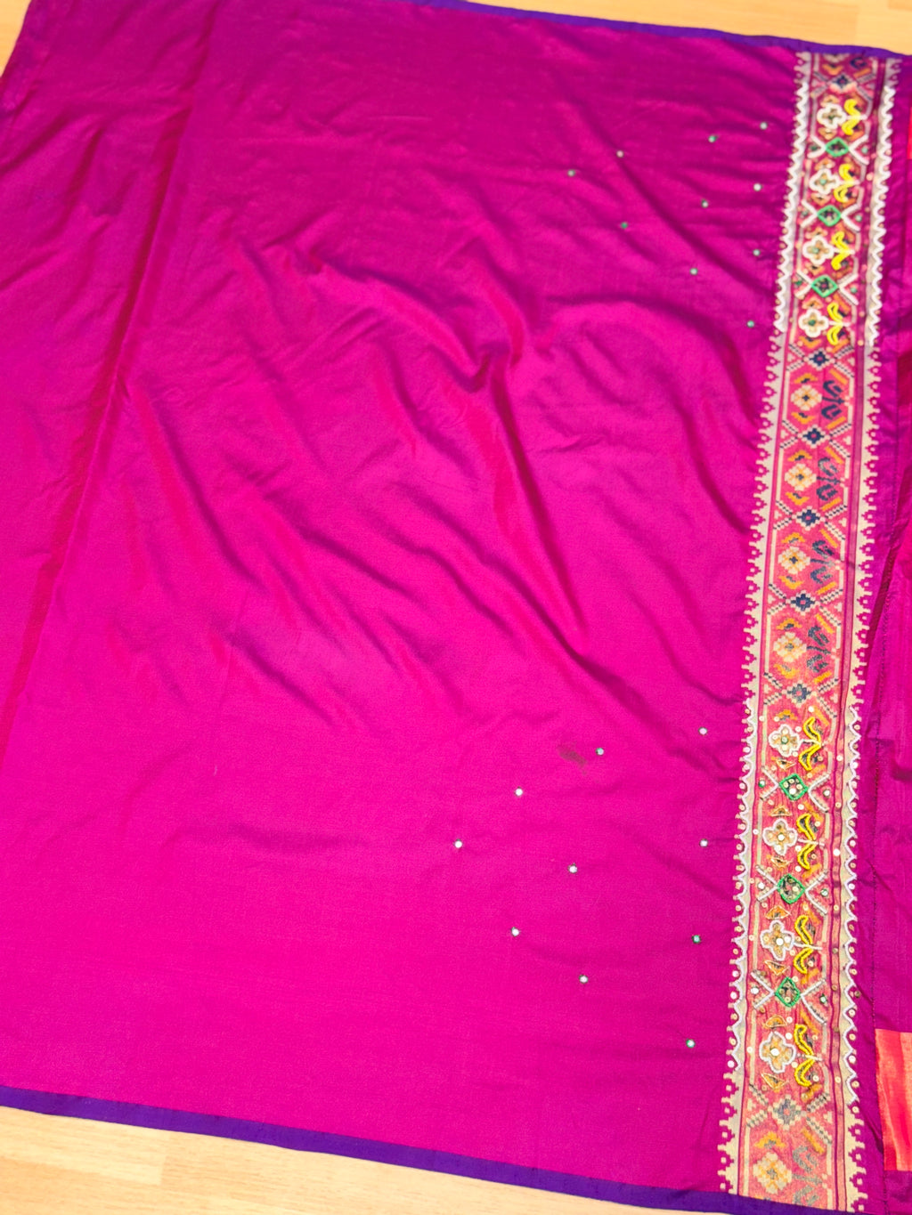 Patola Saree With Handwork