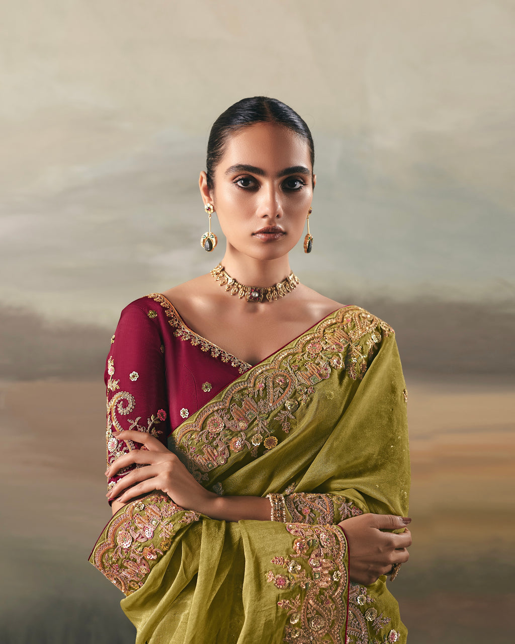 Soft Tissue Saree