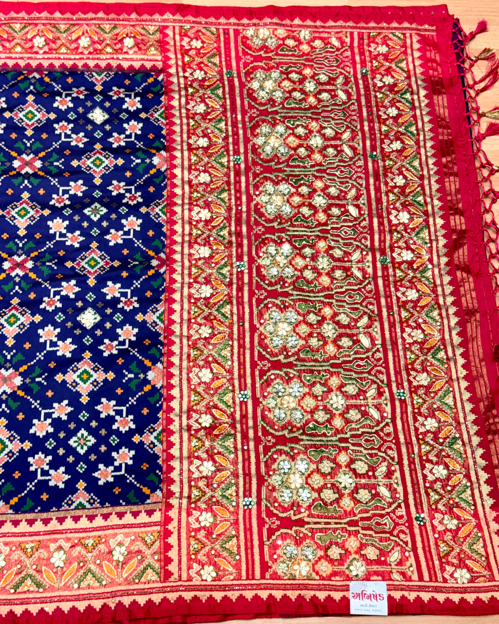 Patola Saree With Handwork