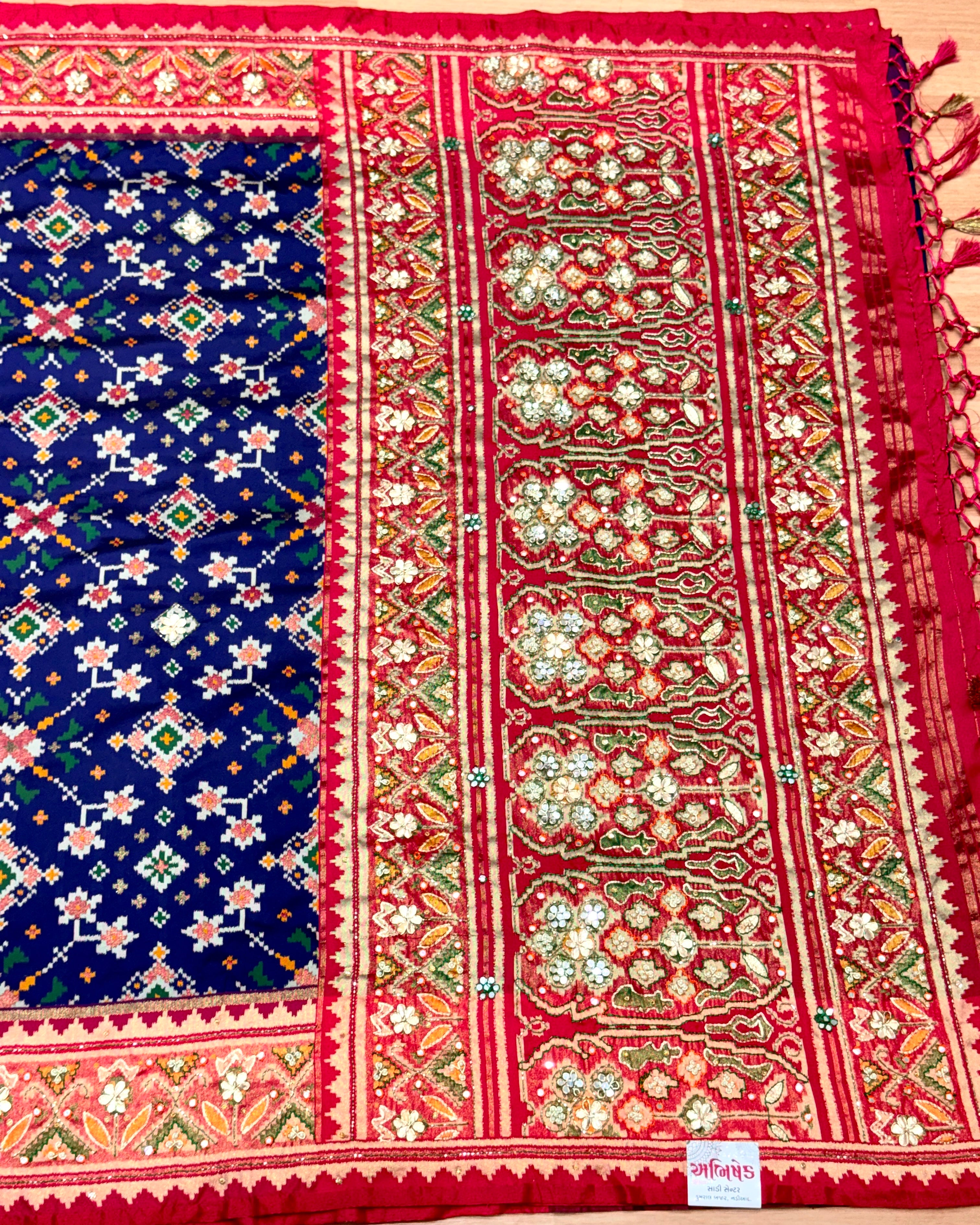 Patola Saree With Handwork