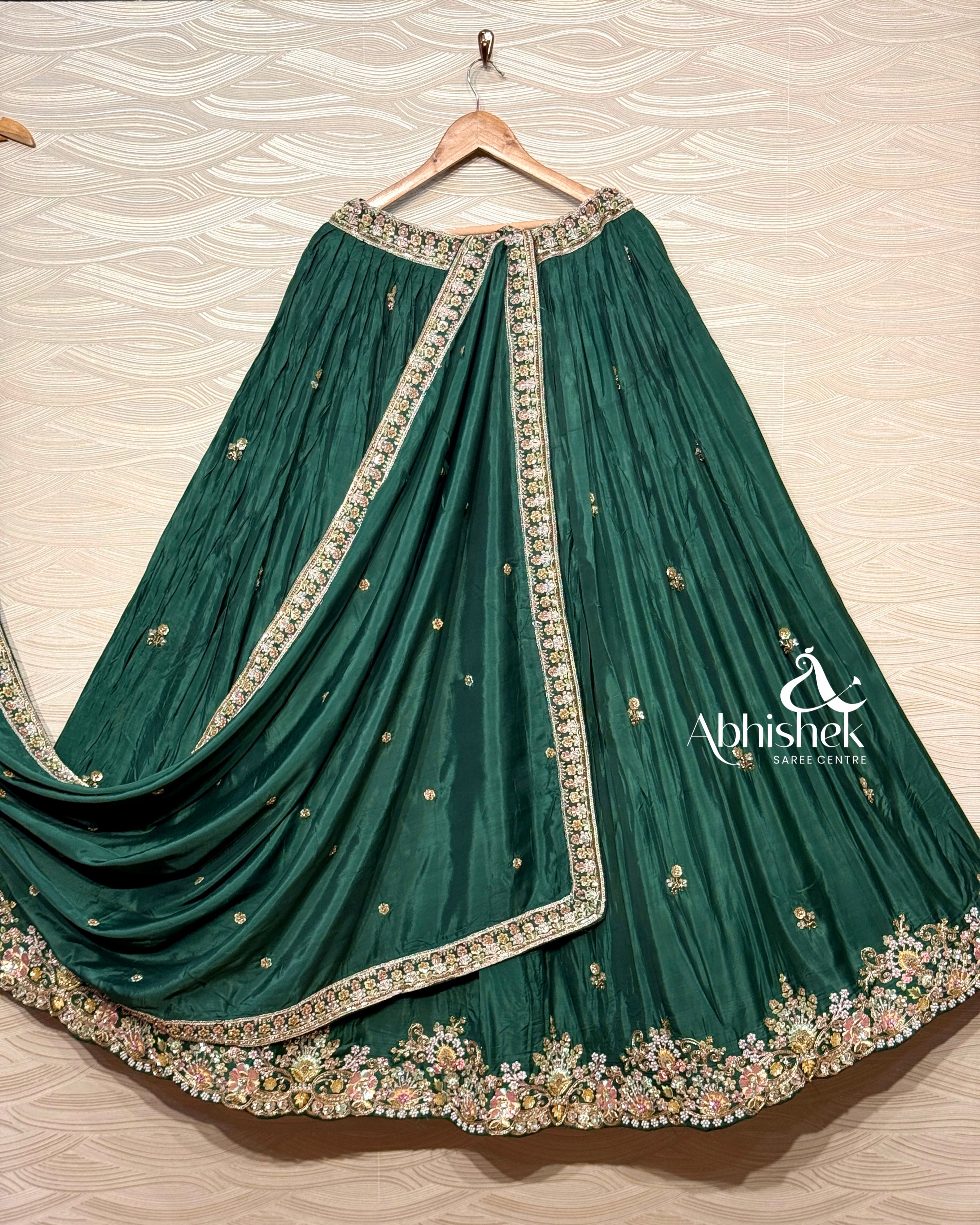 Tissue Silk Lehenga