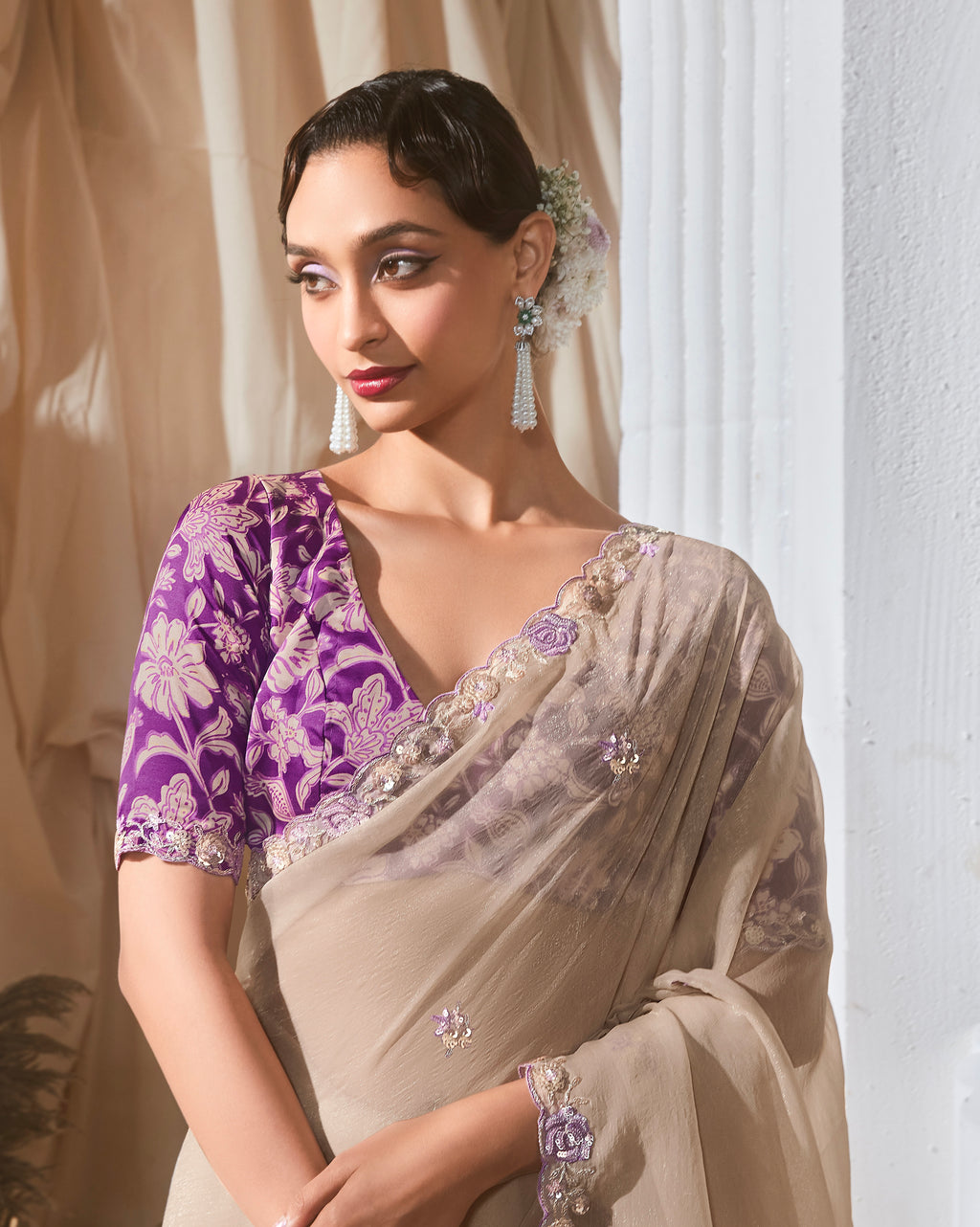 Organza Saree