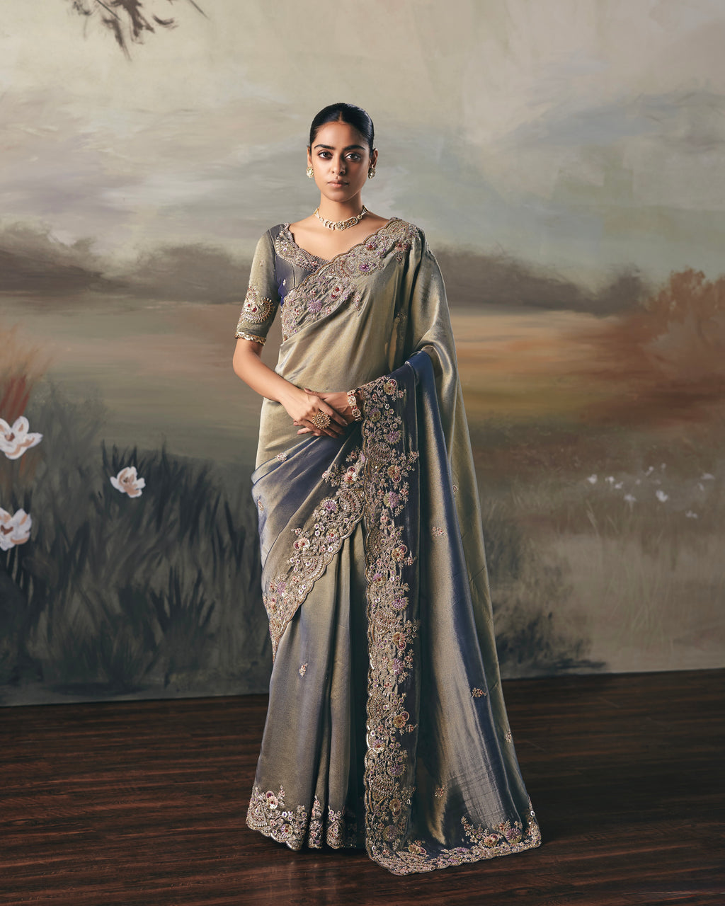 Soft Tissue Saree