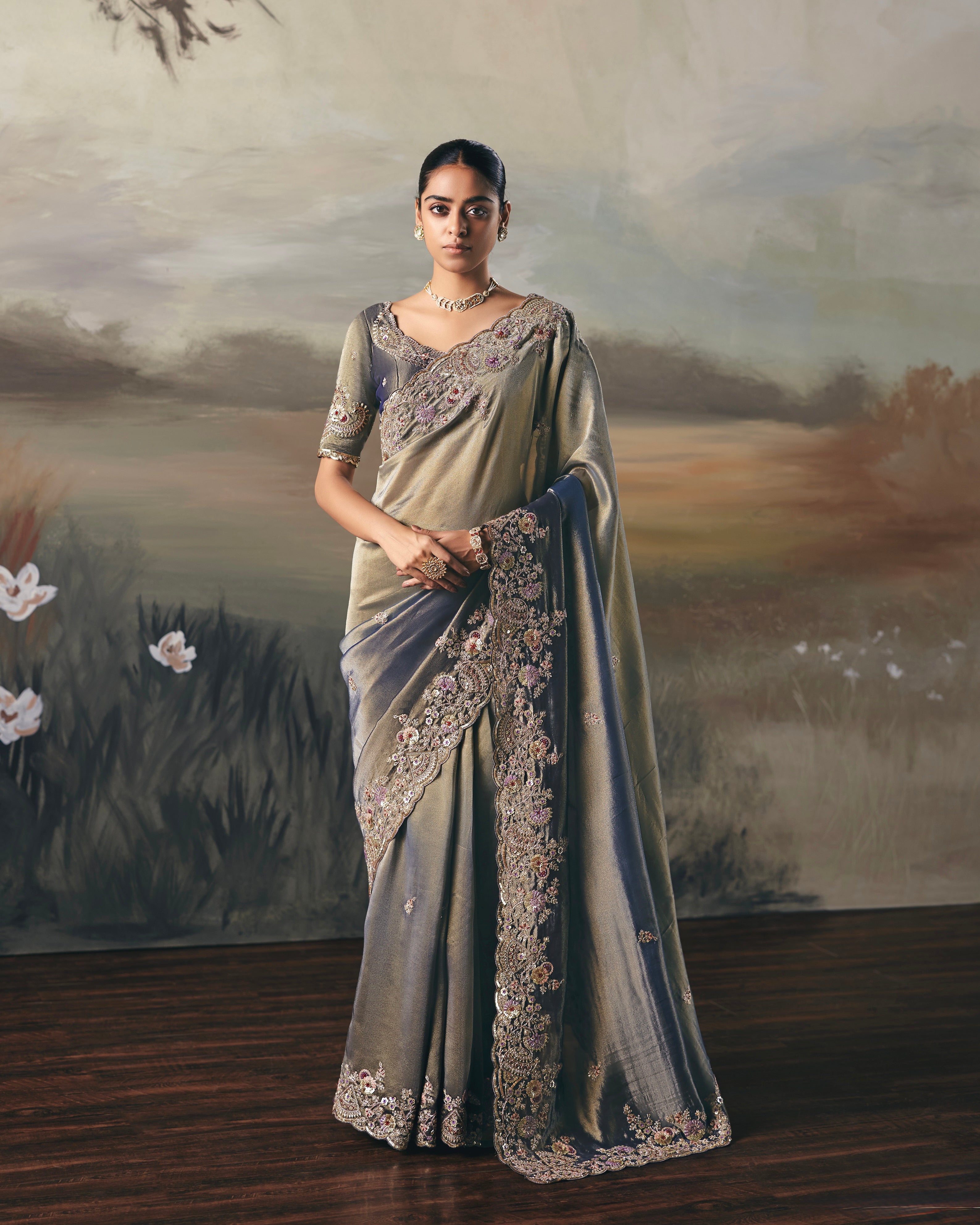 Soft Tissue Saree