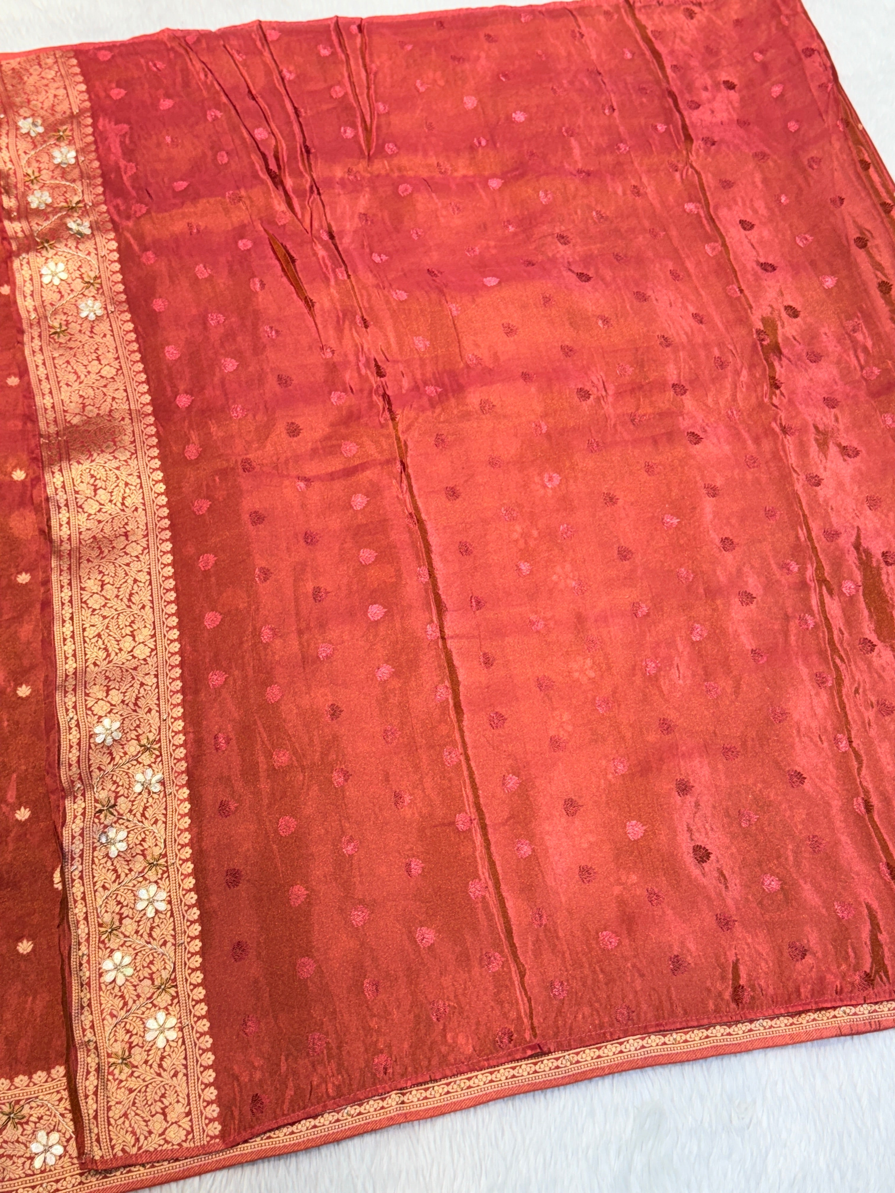 Soft Tissue Handwork Saree
