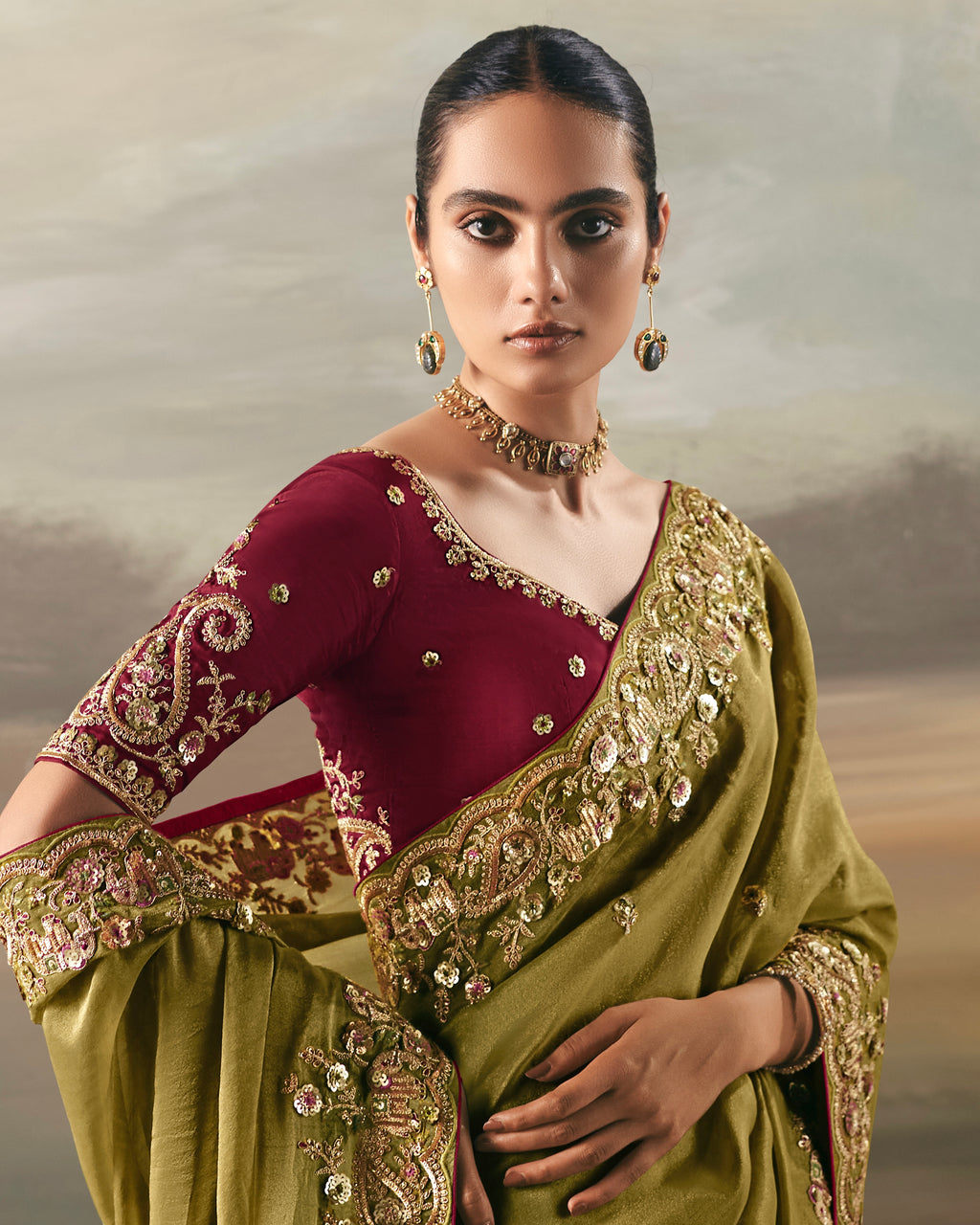 Soft Tissue Saree