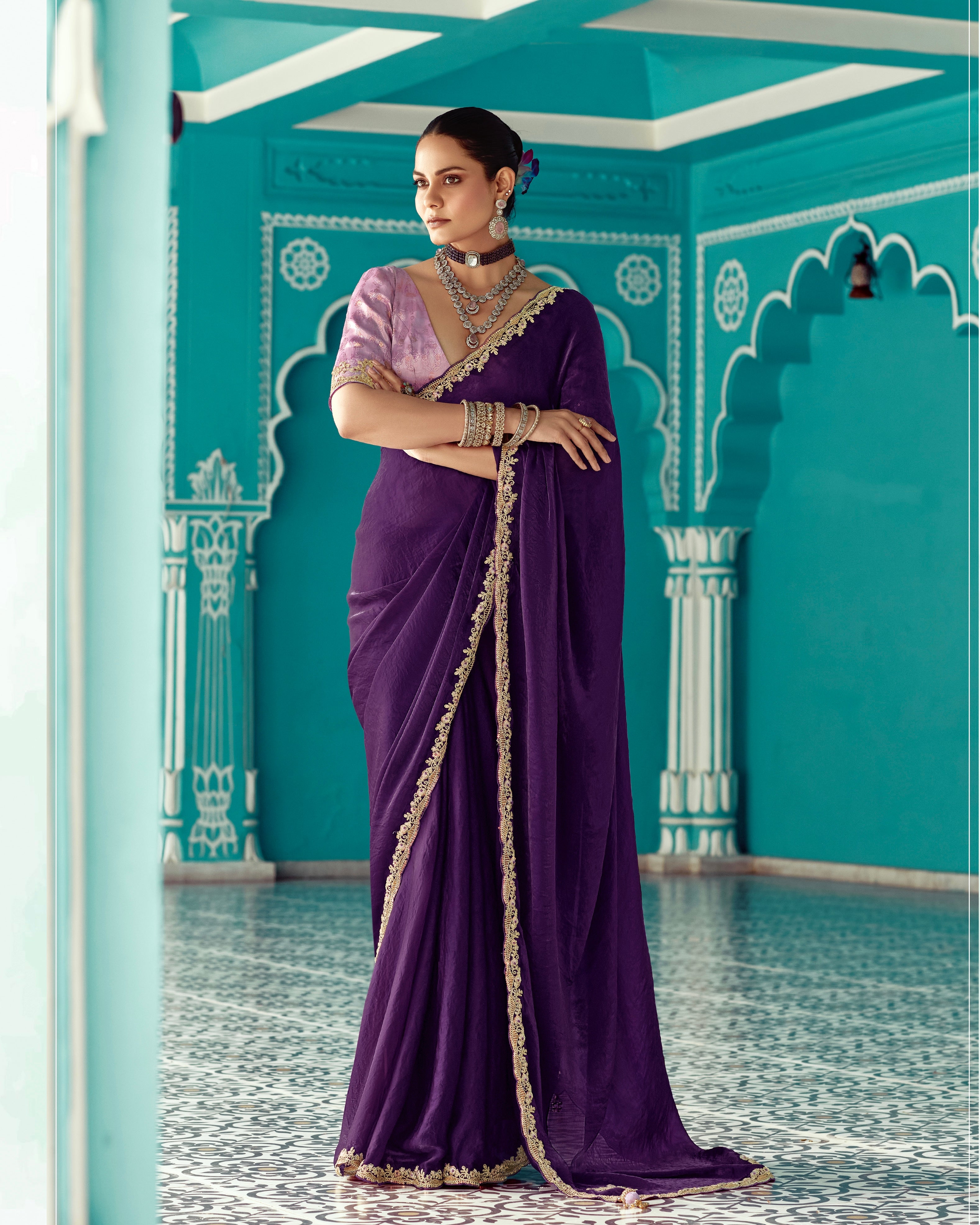 Organza Saree