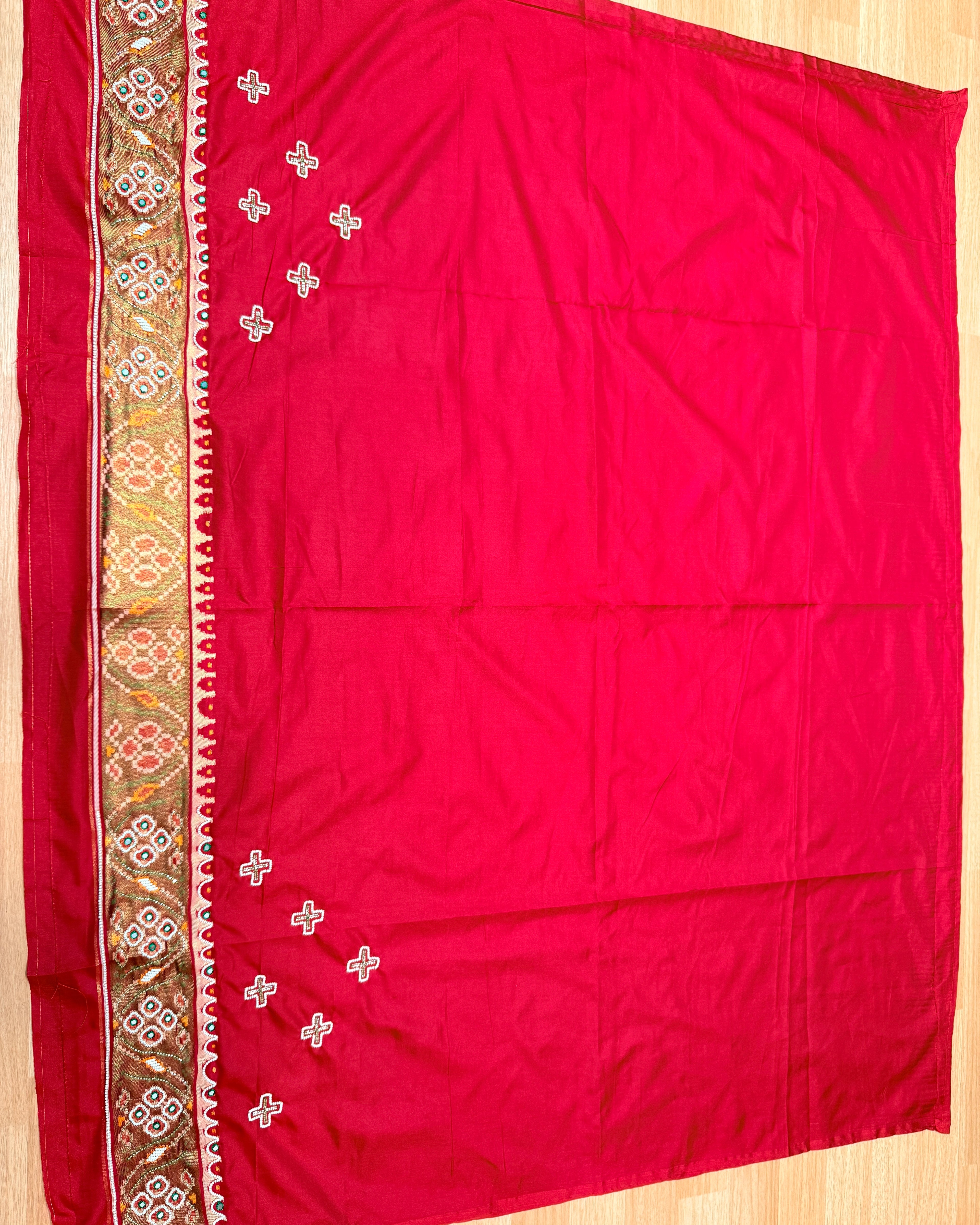 Patola Saree With Handwork