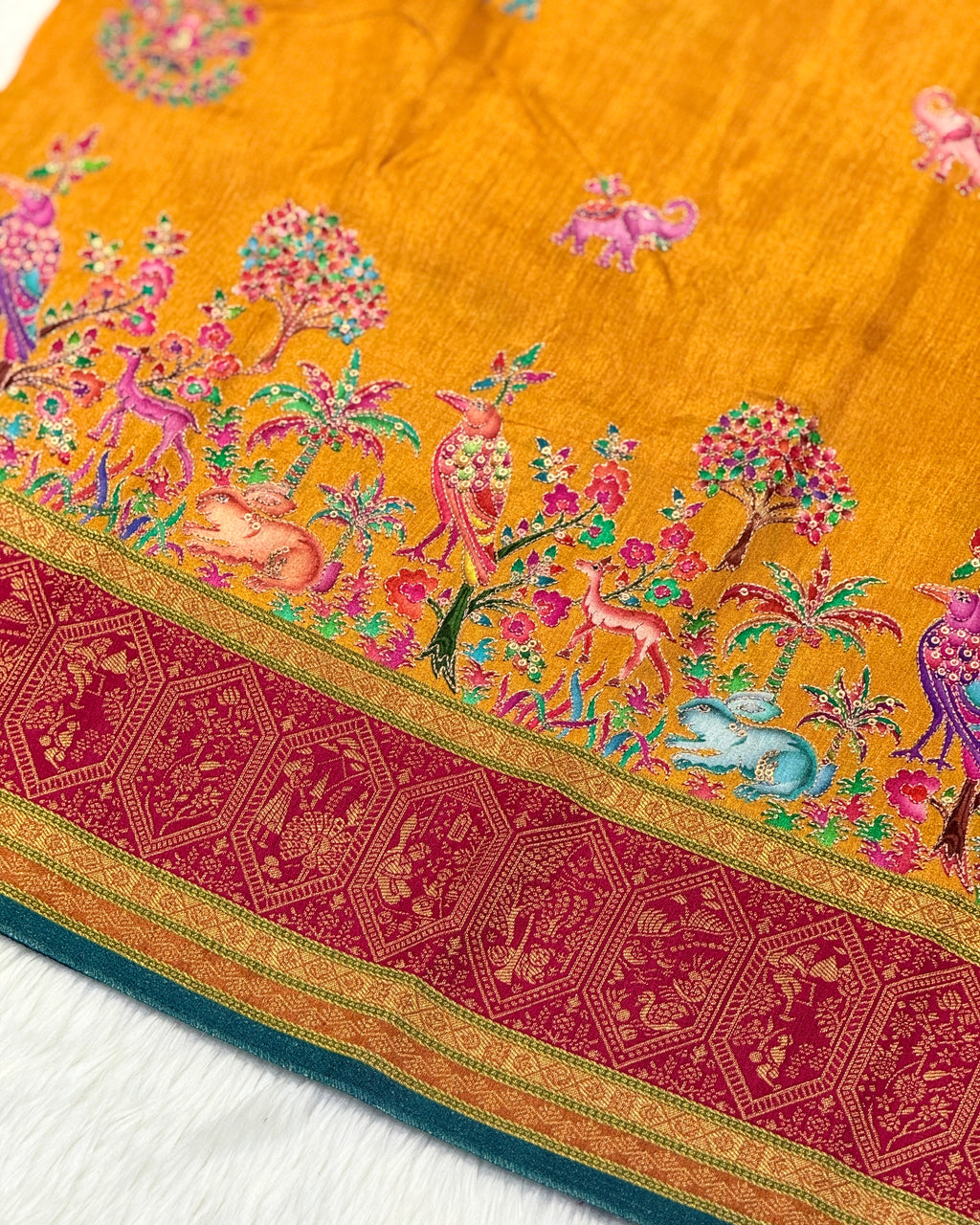 Pashmina Saree