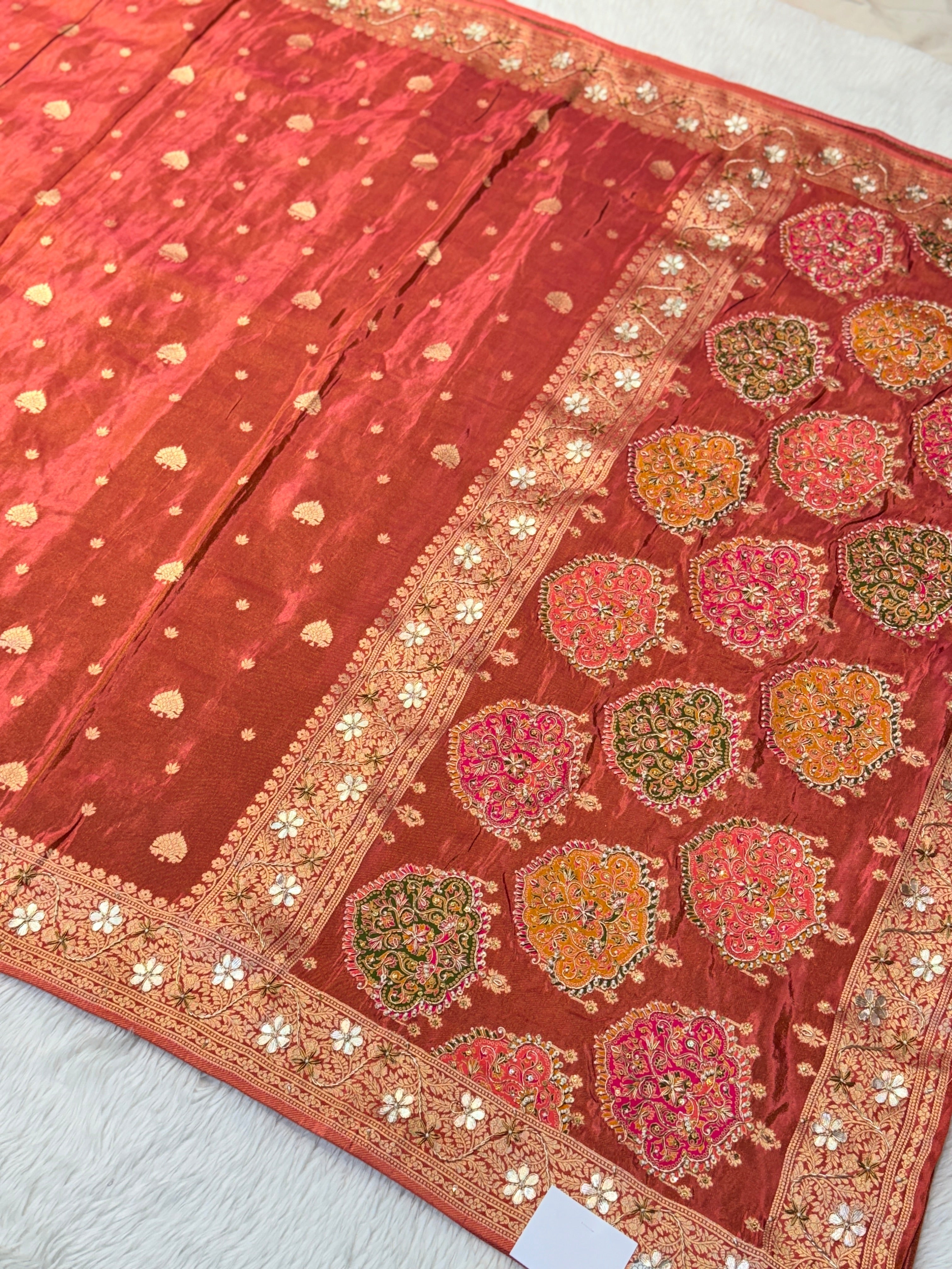 Soft Tissue Handwork Saree