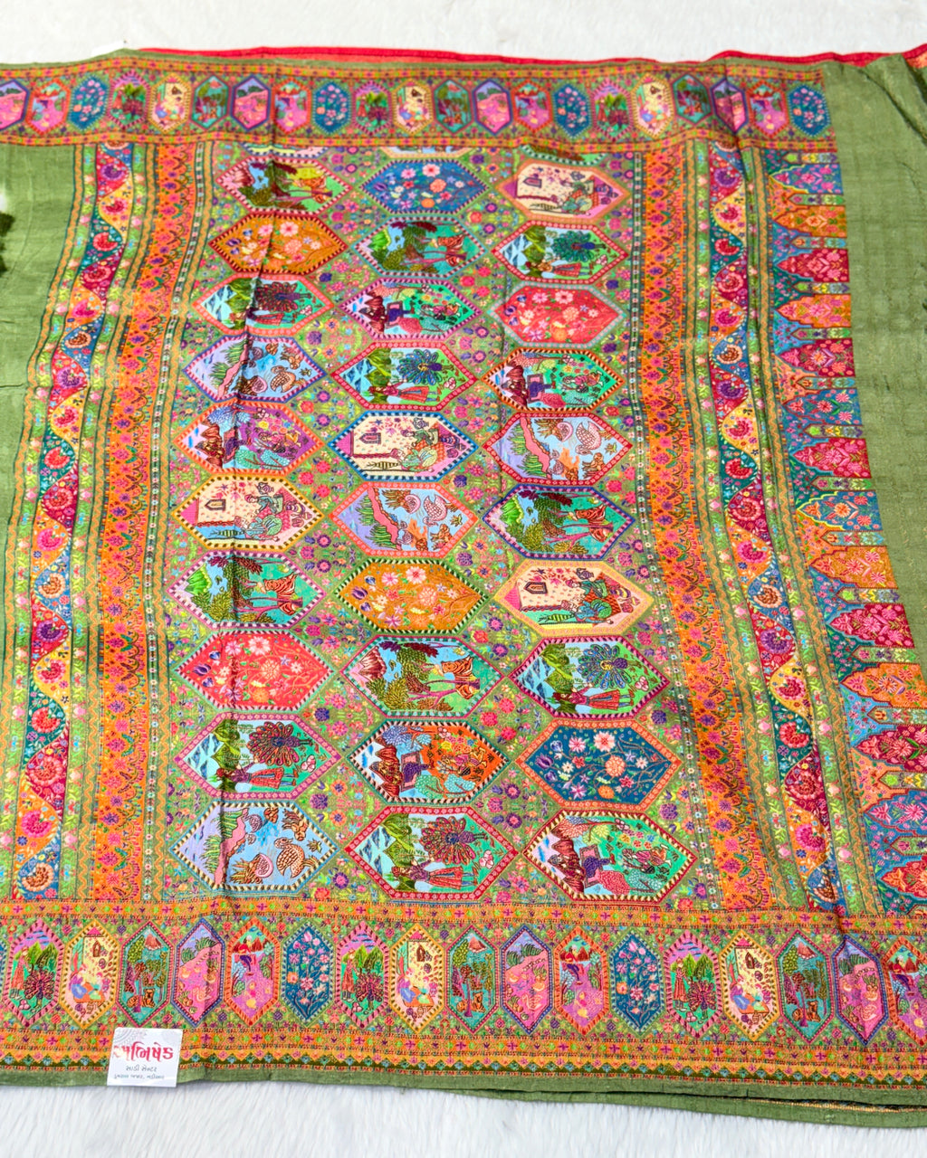 Pashmina - Bandhani Saree