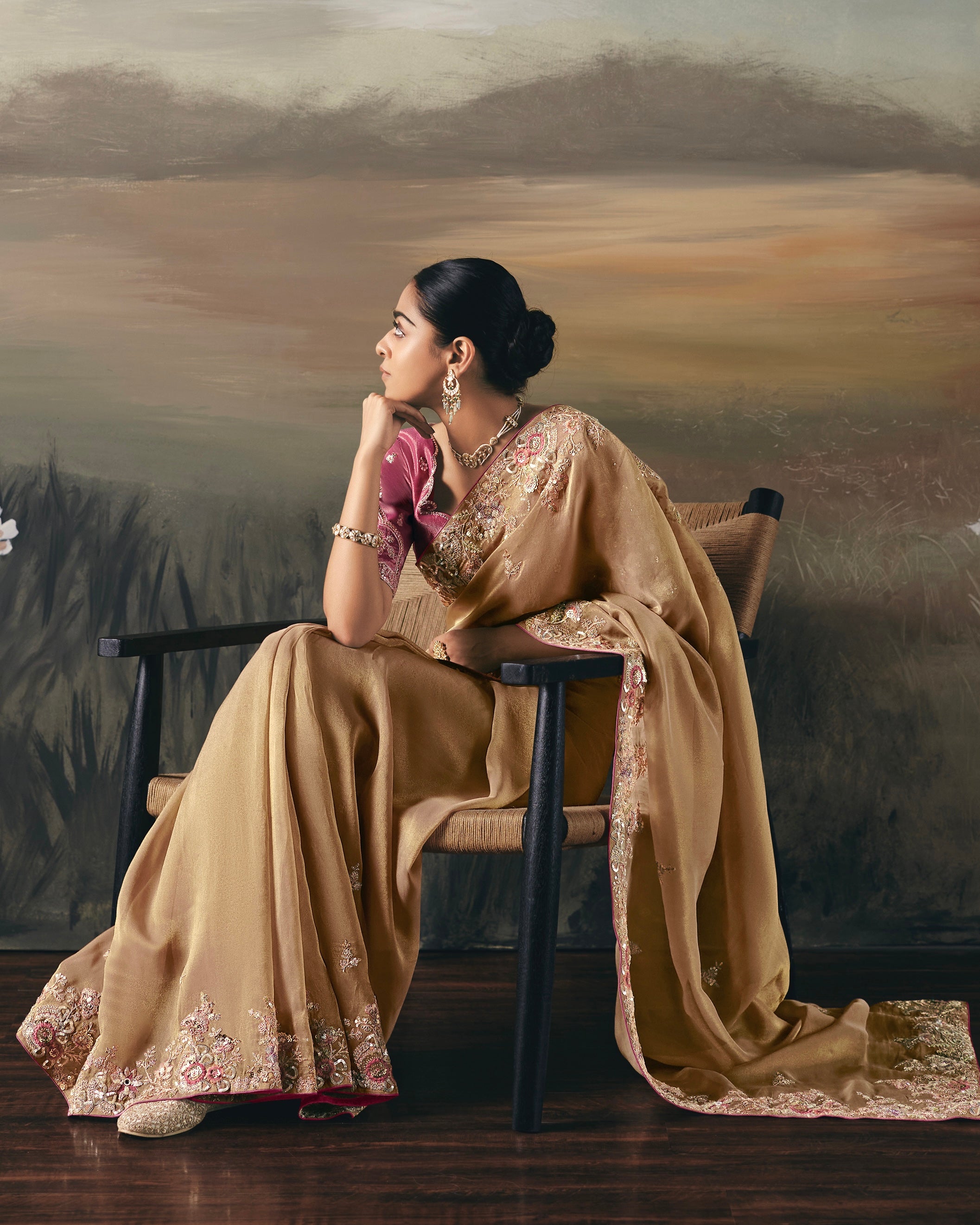 Soft Tissue Saree
