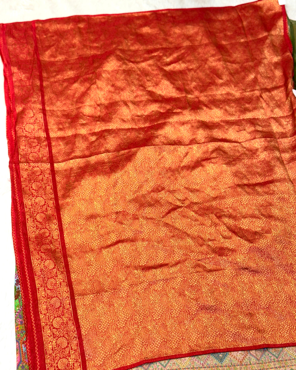 Pashmina - Bandhani Saree