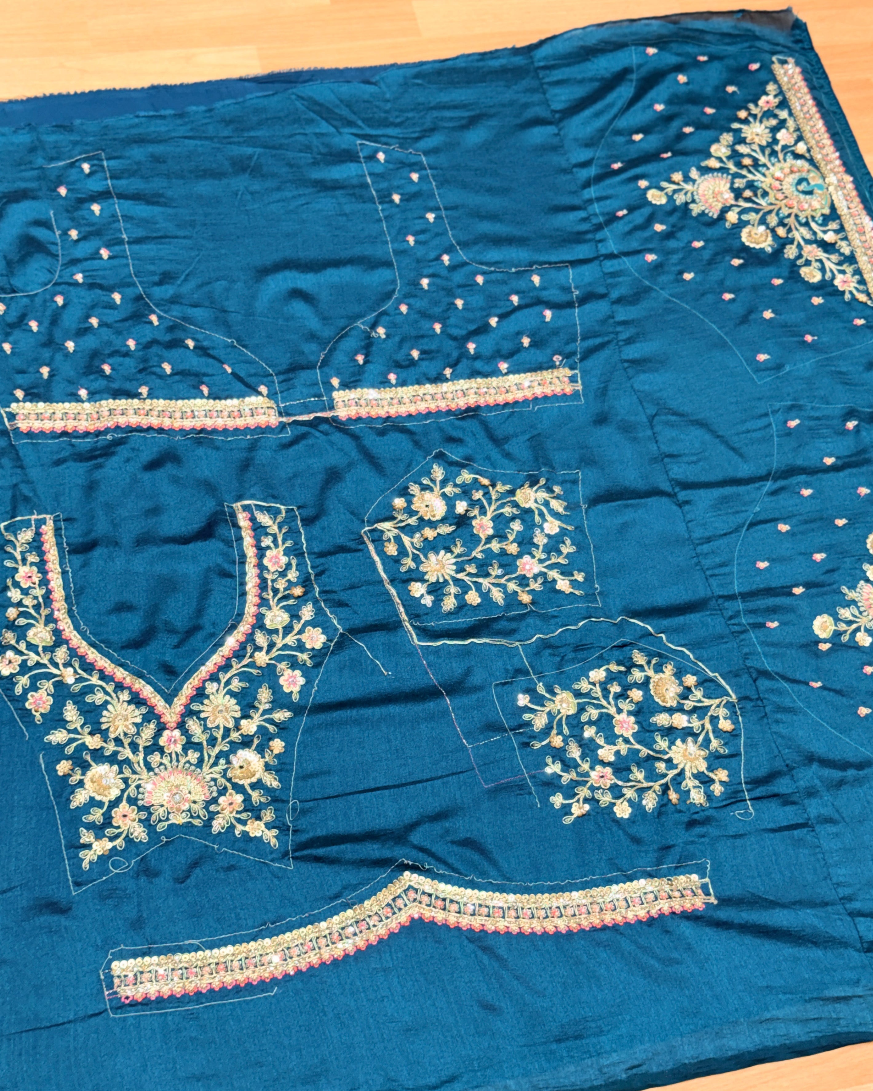 Raw Silk Lehenga