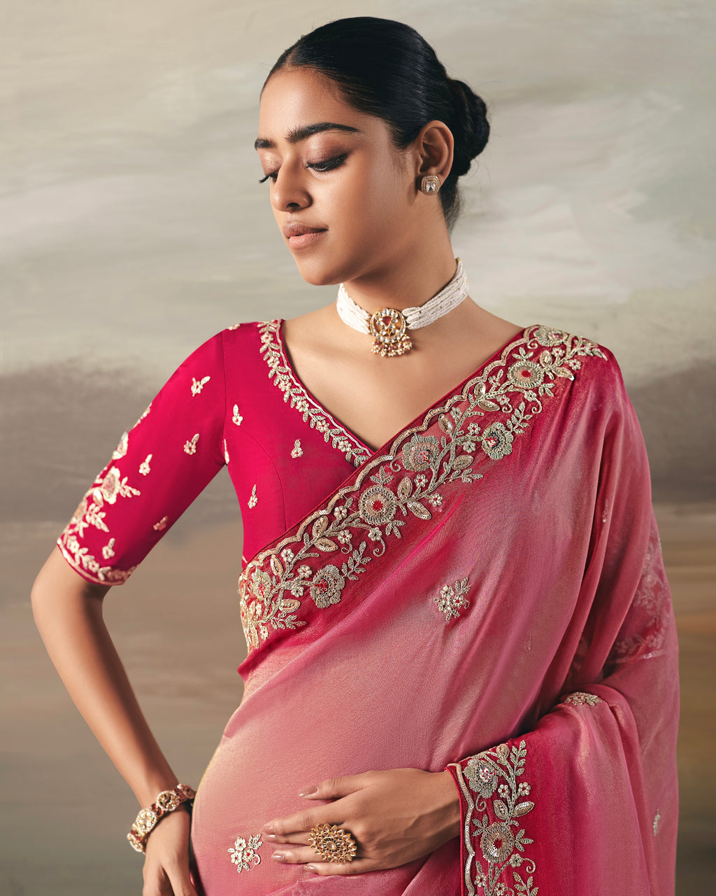Soft Tissue Saree