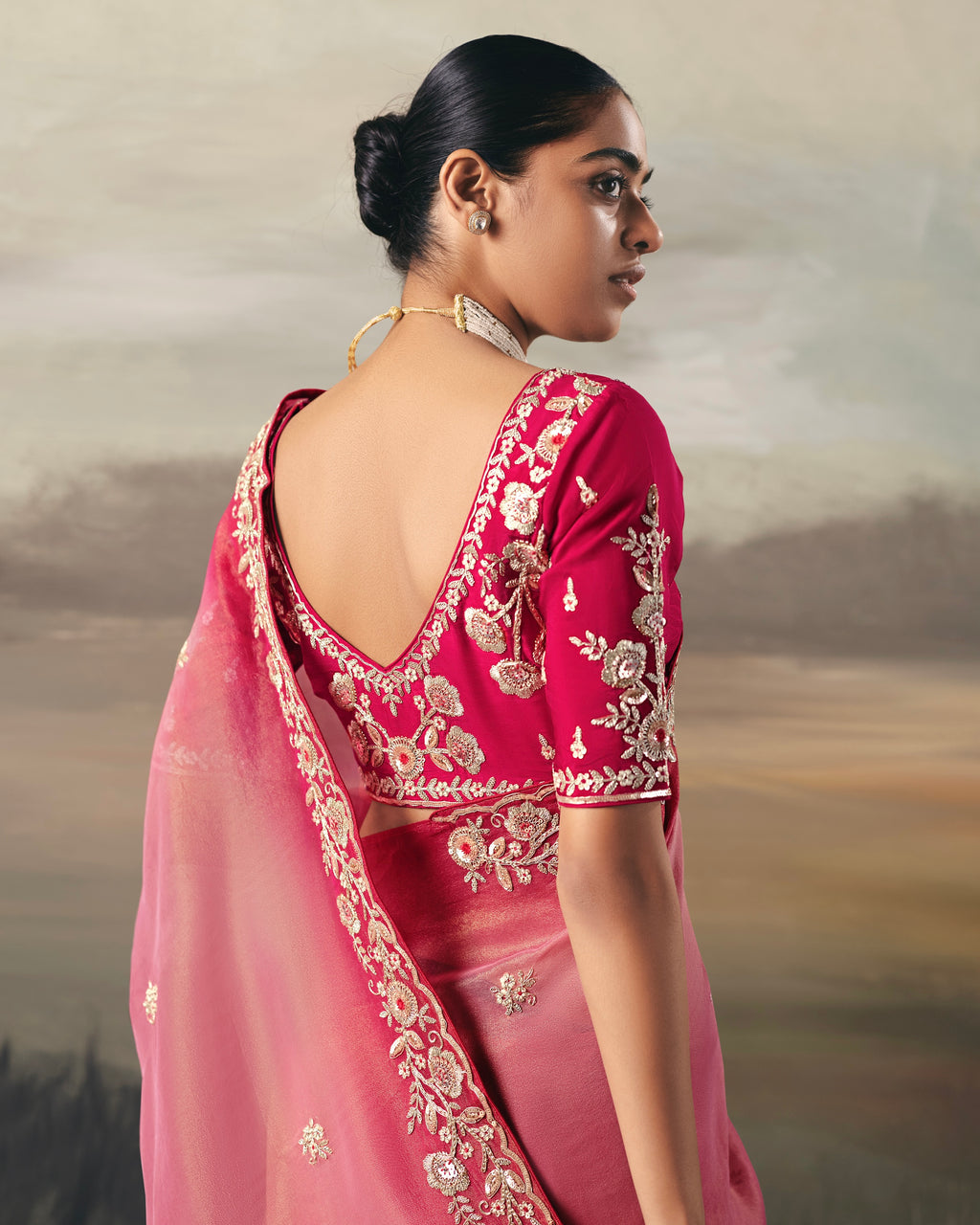 Soft Tissue Saree