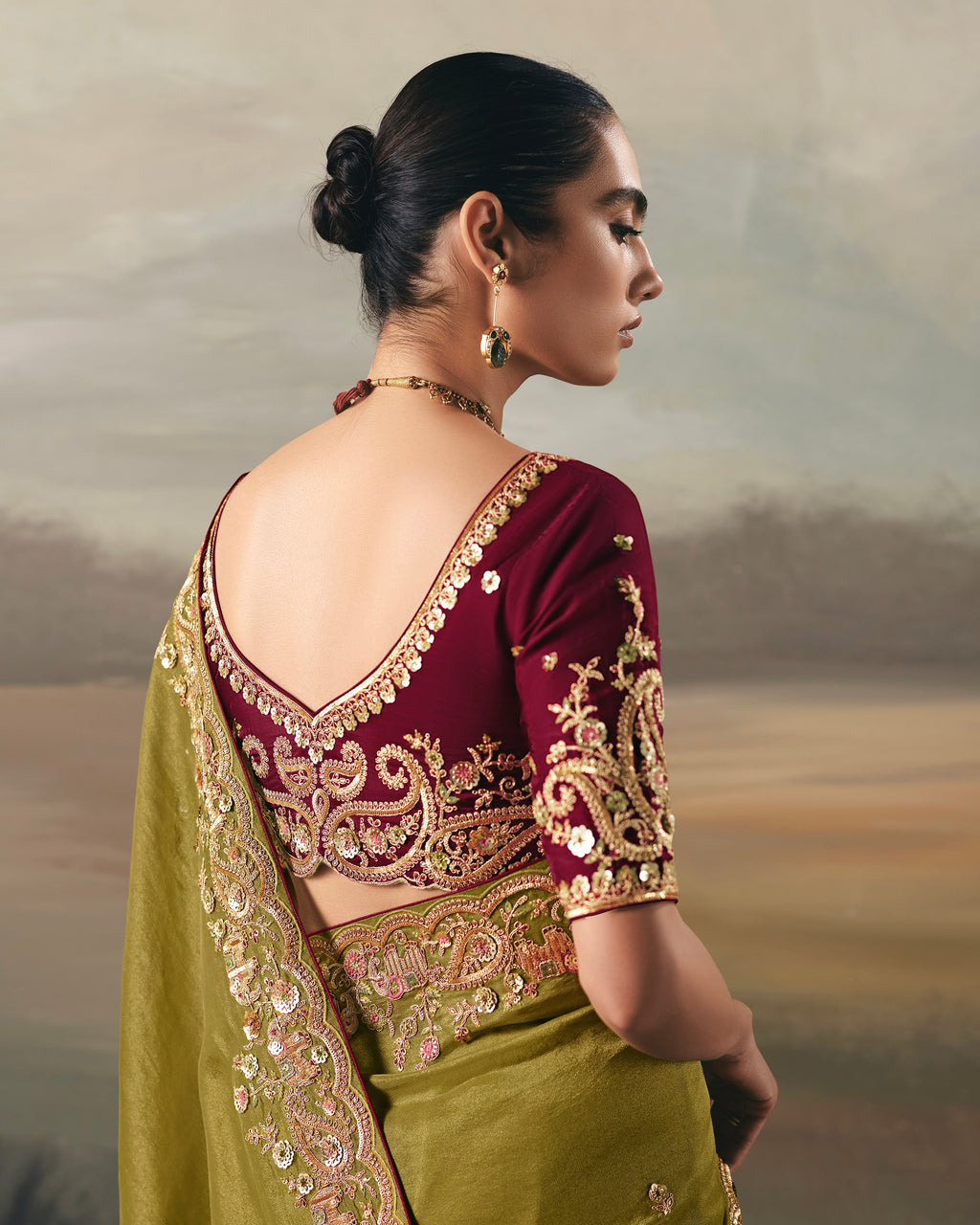 Soft Tissue Saree