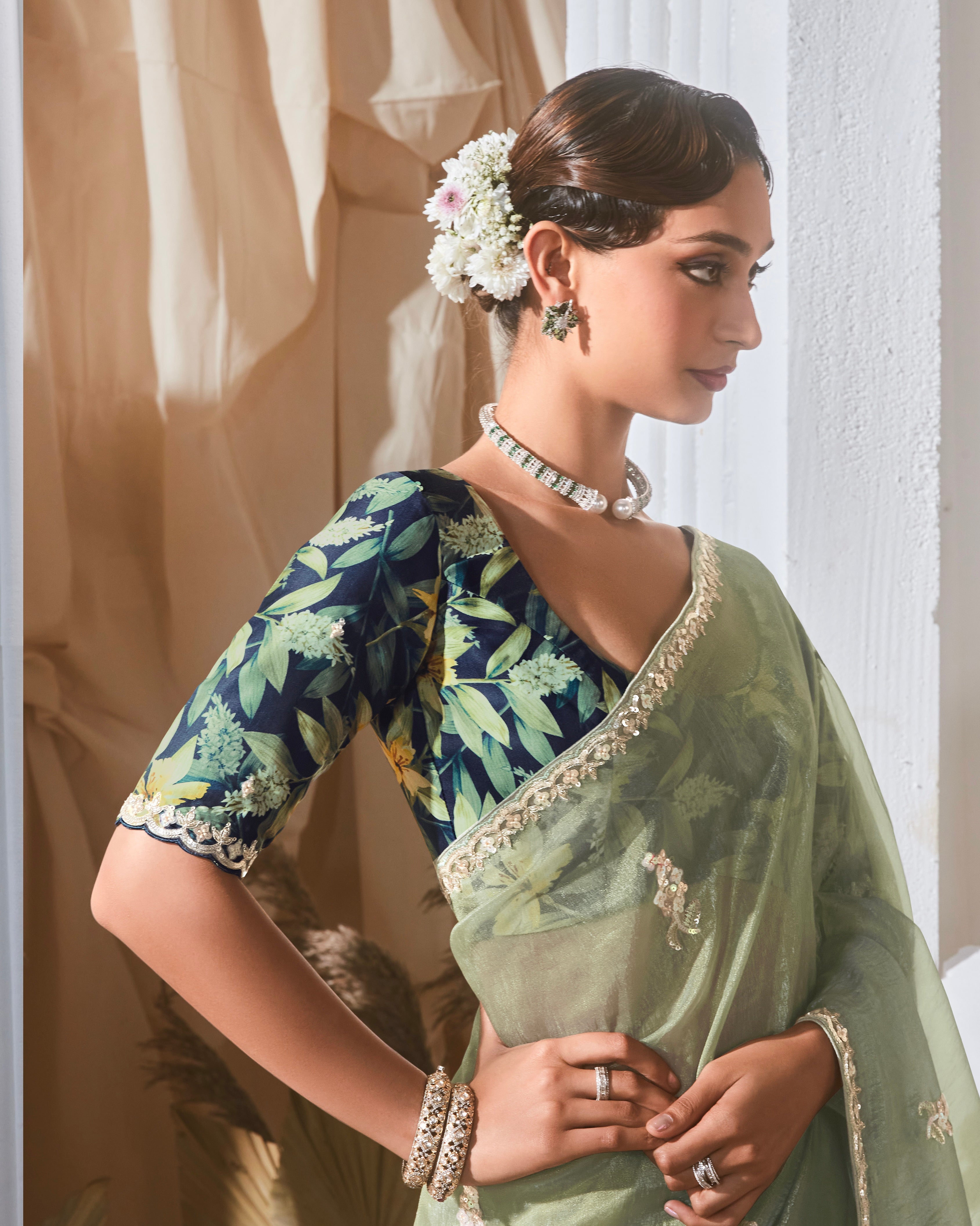 Organza Saree