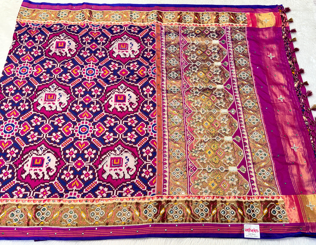 Patola Saree With Handwork