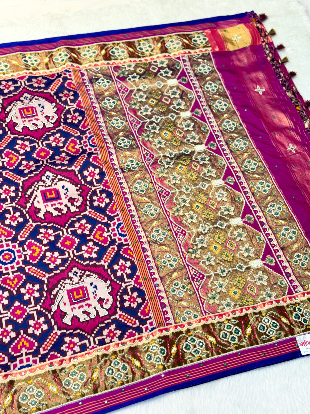Patola Saree With Handwork