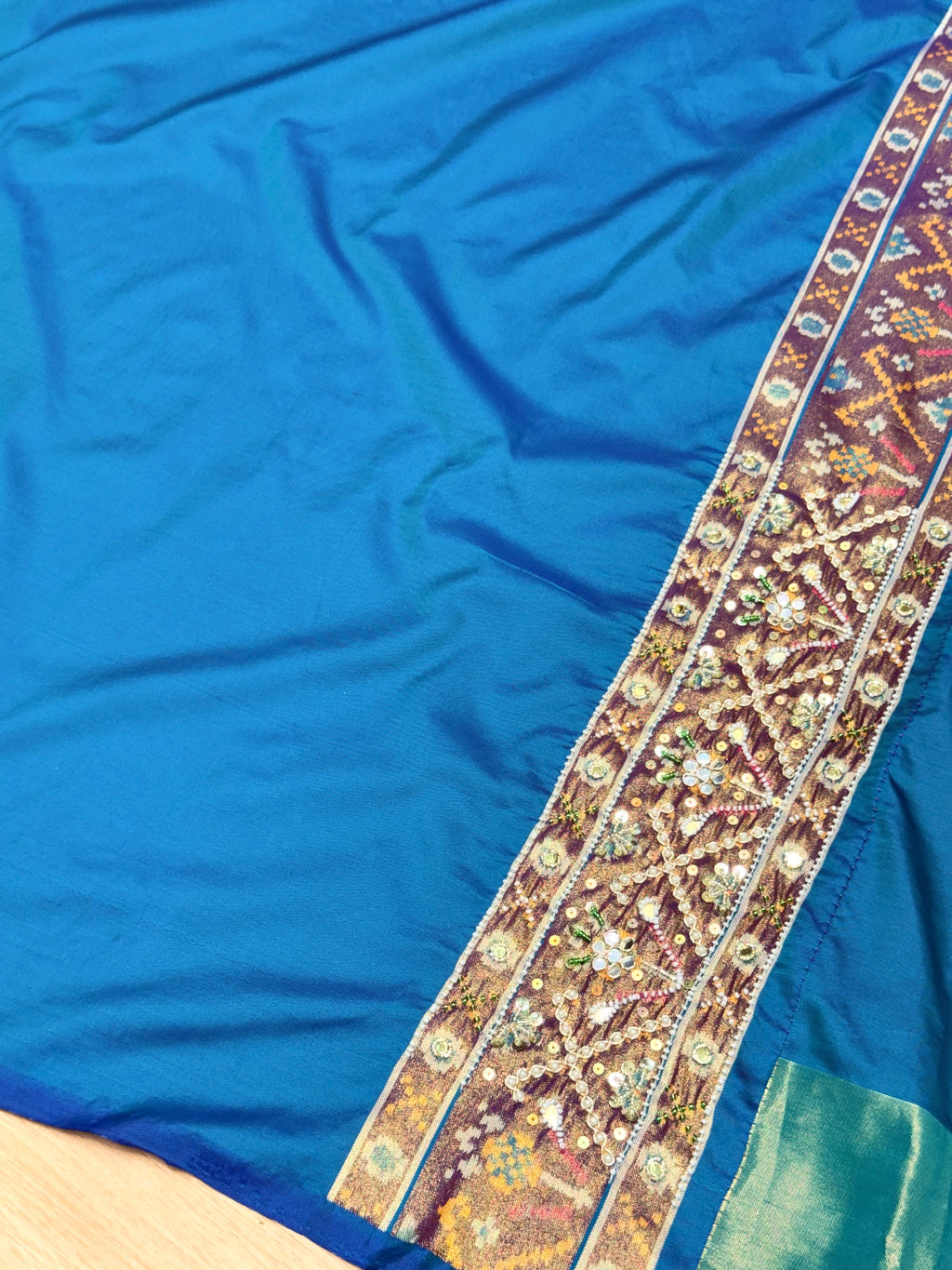 Patola Saree With Handwork