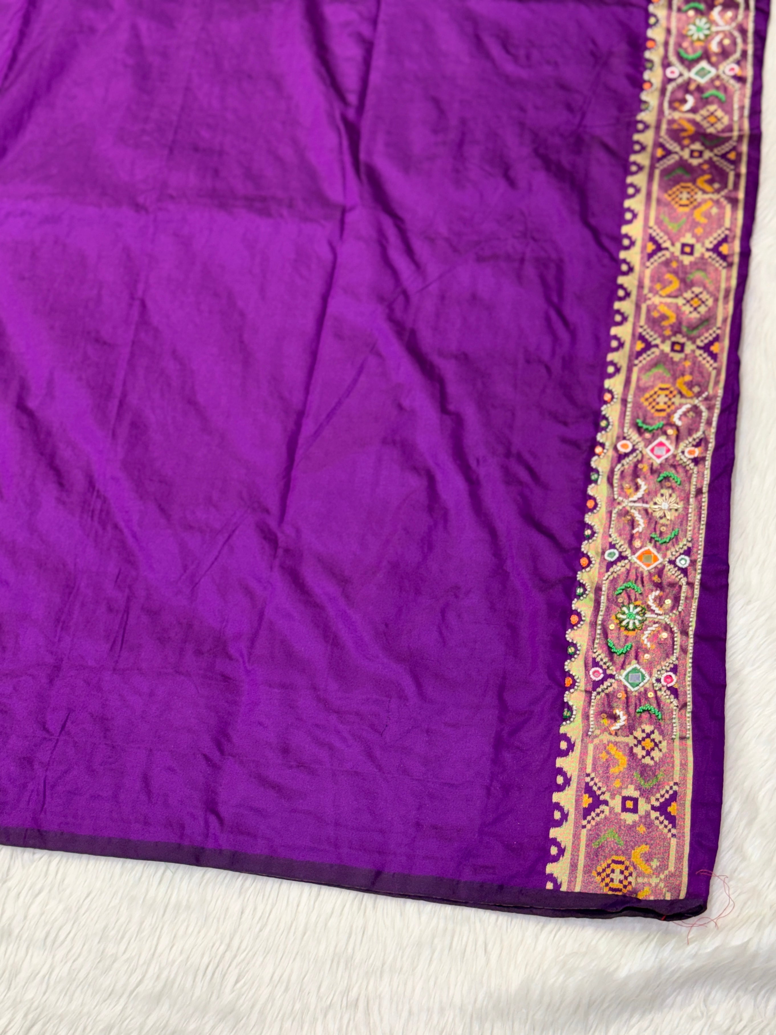 Patola Saree With Handwork