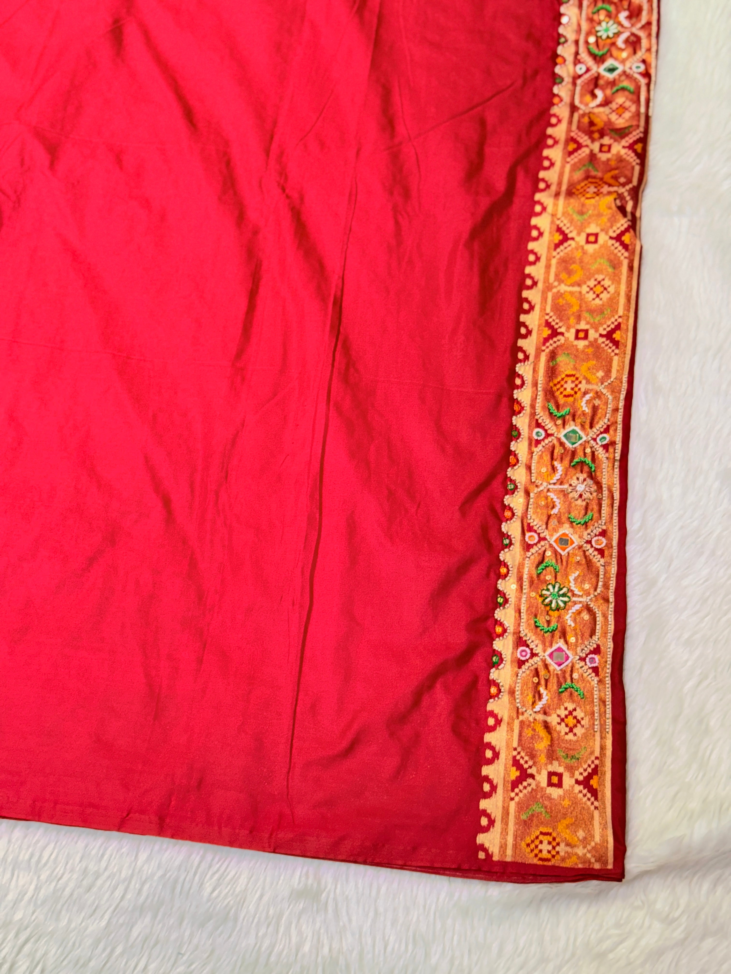 Patola Saree With Handwork